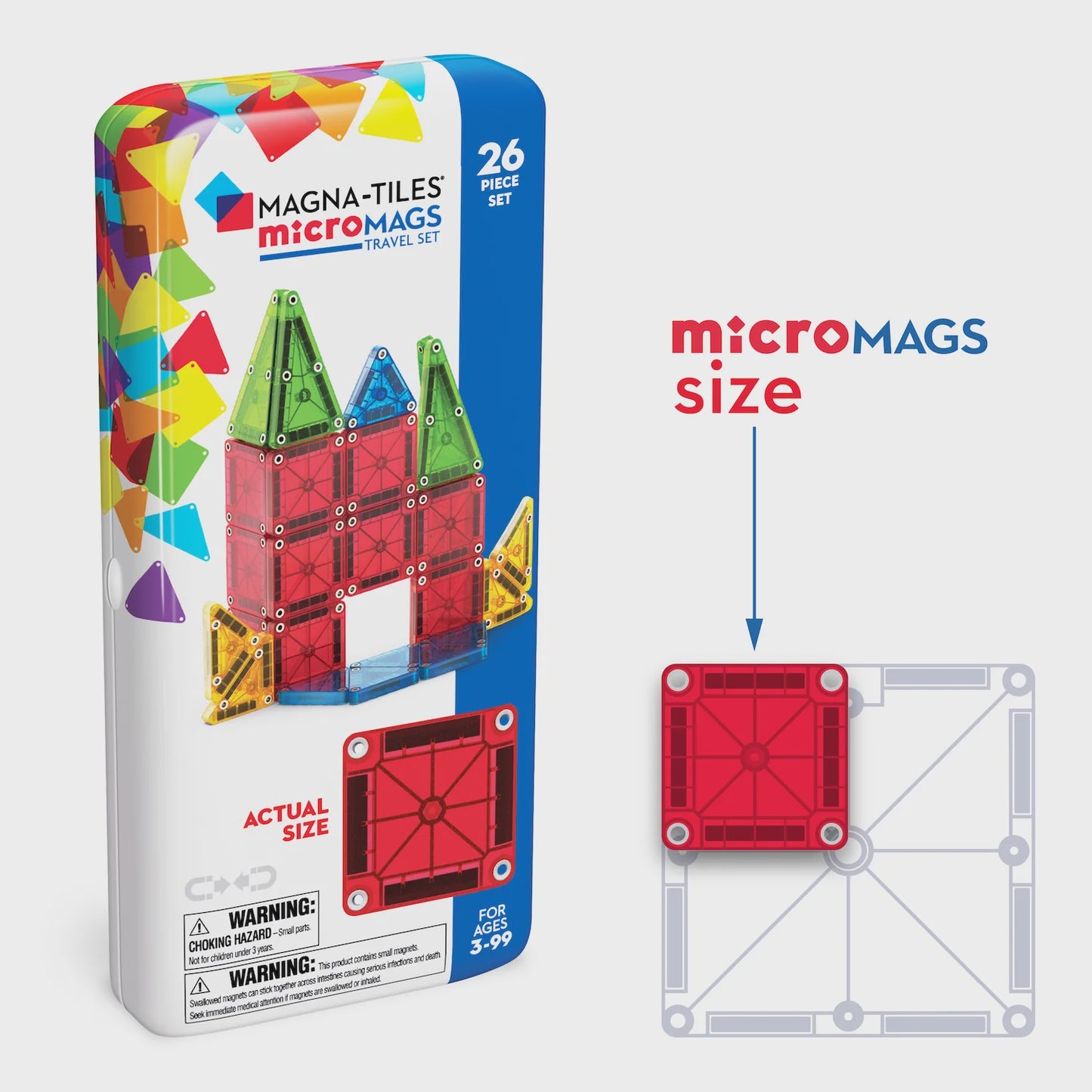 Magna Tiles | Micro Mags | 26pc Set