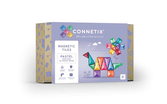 Connetix Tiles | Pastel | 32pc Mini Pack