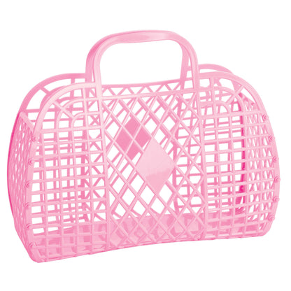 Retro Basket | Large | Bubblegum Pink