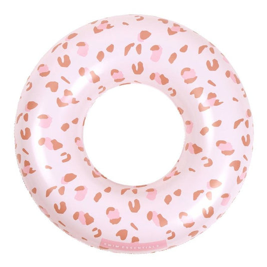 Swim Ring 90cm | Pink Leopard