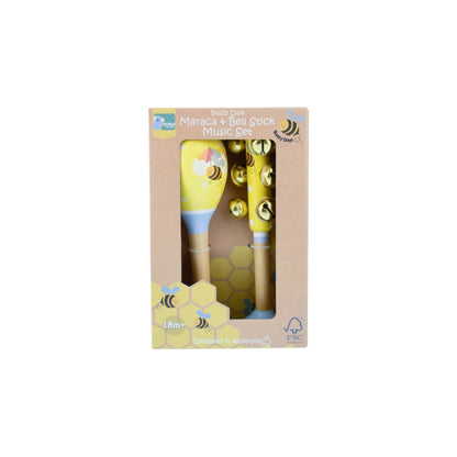 Buzzy Bees Maraca & Bellstick Set