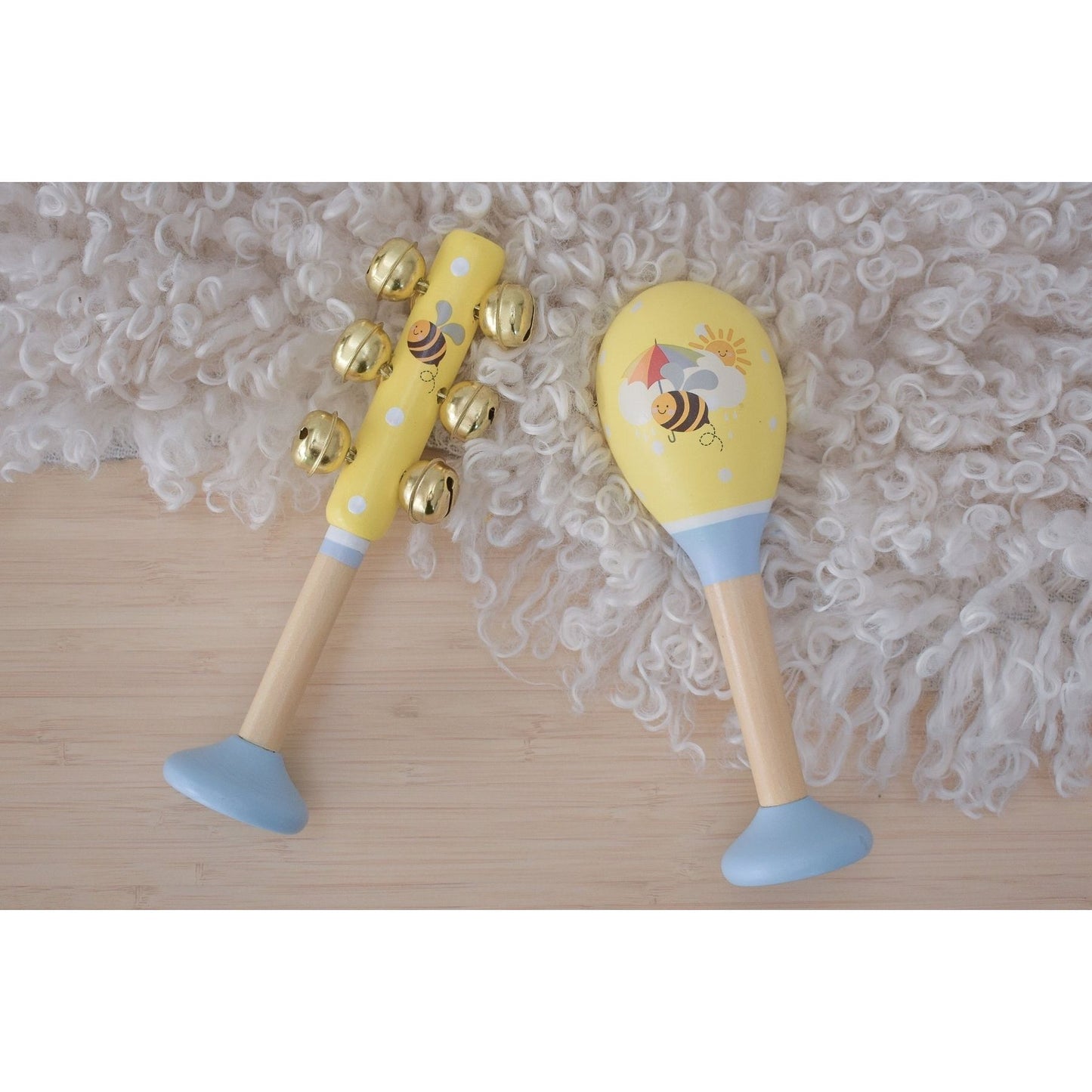 Buzzy Bees Maraca & Bellstick Set