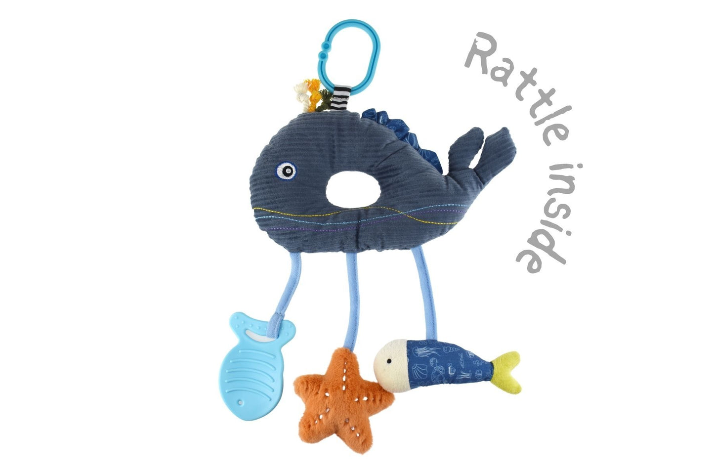 Snuggle Buddy Splashy Whale Dangler