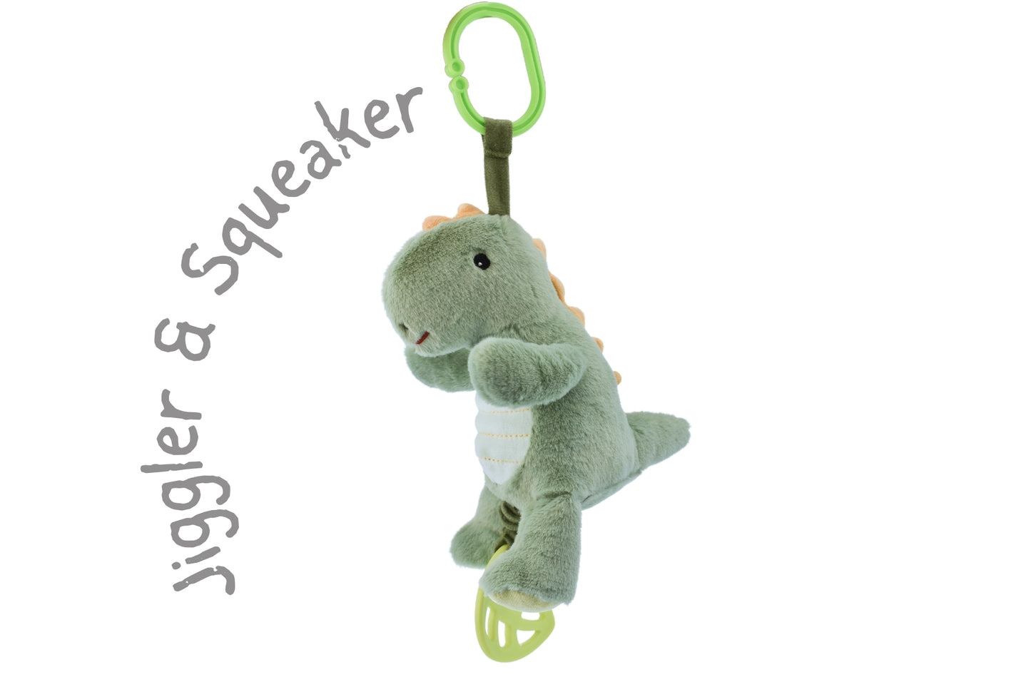 Snuggle Buddy Minty Dinosaur Jiggler