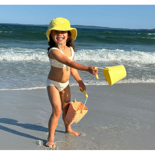 Clovelly Castle Bucket | Orange & Yellow