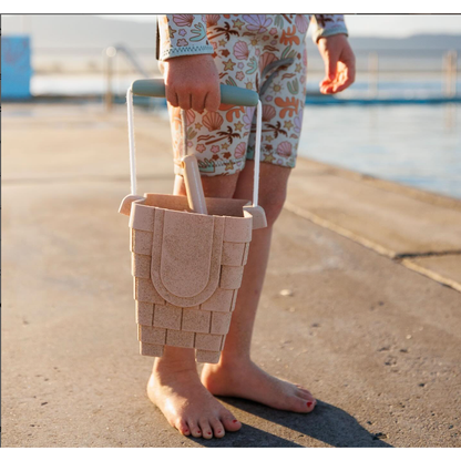 Clovelly Castle Bucket | Orange & Yellow