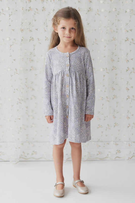 Organic Cotton Poppy Dress |  April Lilac