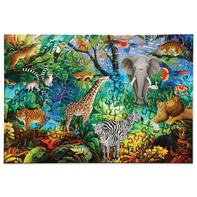 100pc Holographic Puzzle | Jungle Paradise