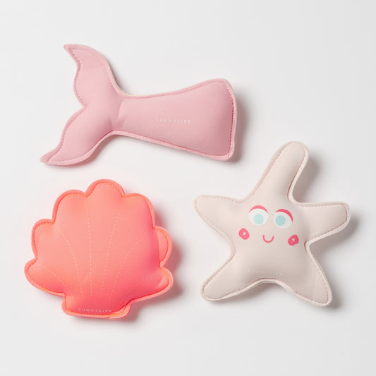 Dive Buddies | Melody the Mermaid |Neon Strawberry Set of 3