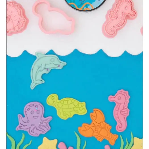 Playdough Cutters & Stamp Sets | Sea Life