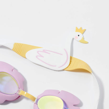 Kids Swim Goggles | Princess Swan