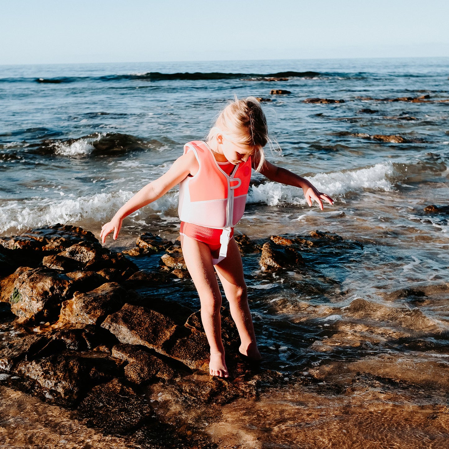 Swim Vest |Melody the Mermaid | Neon Strawberry