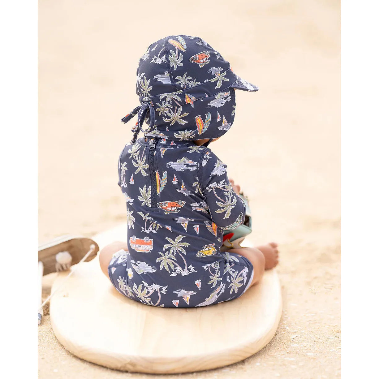 Swim Baby Flap Cap | Surf Twilight