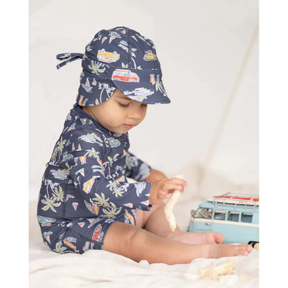 Swim Baby Flap Cap | Surf Twilight