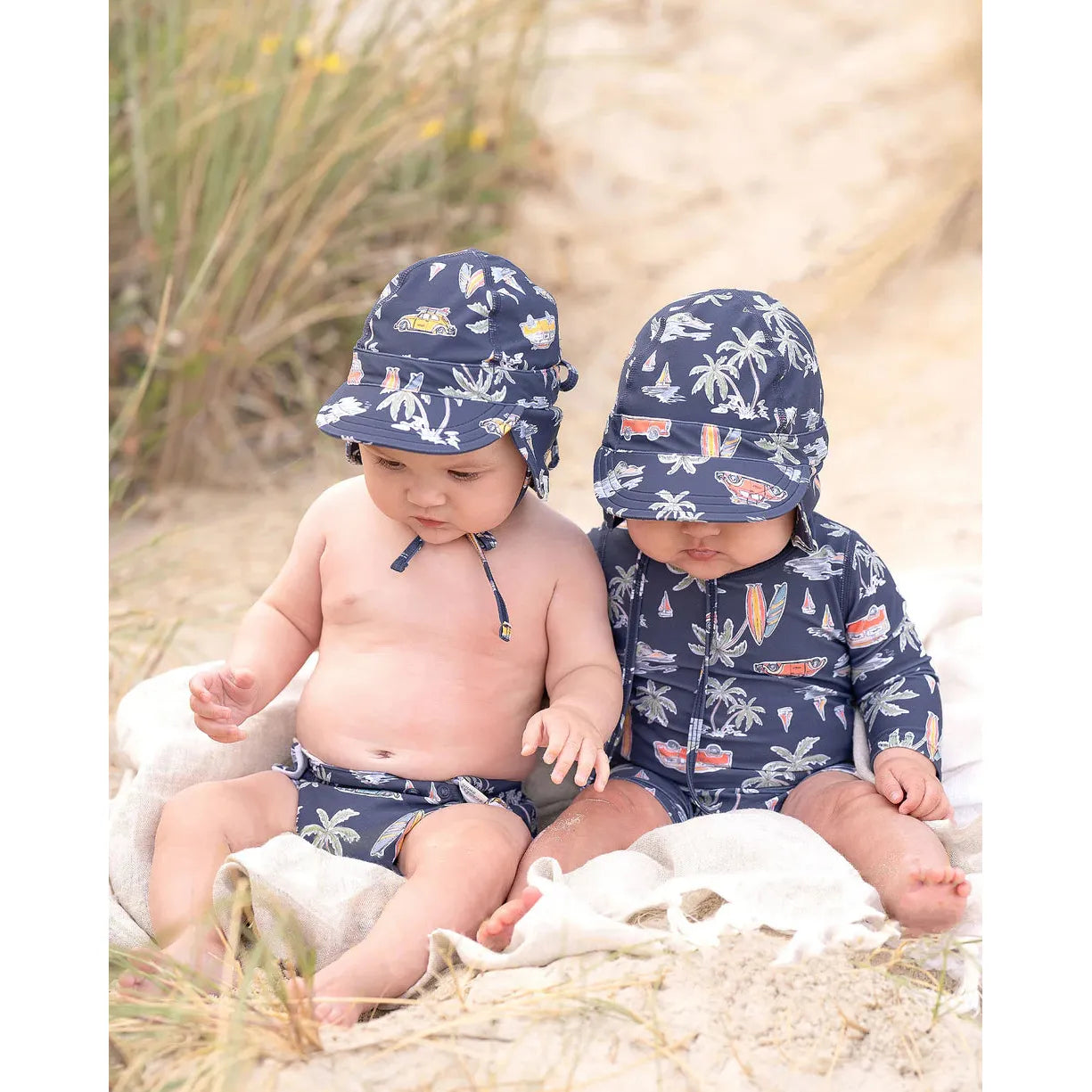 Swim Baby Flap Cap | Surf Twilight