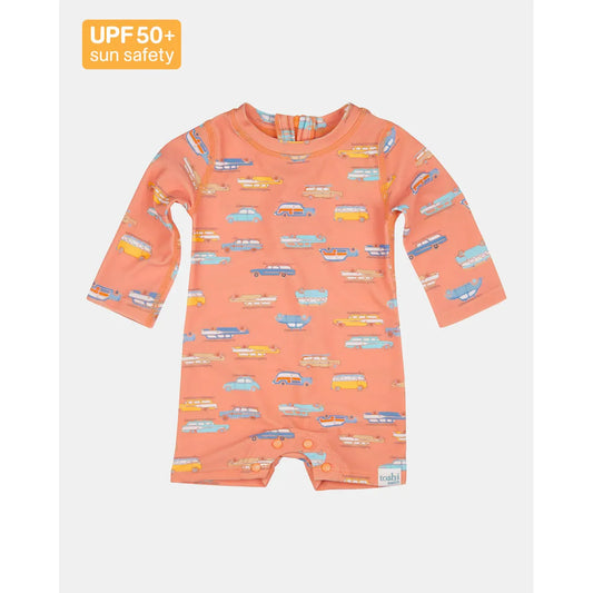 Swim Baby Onesie Long Sleeve | Surfs Up