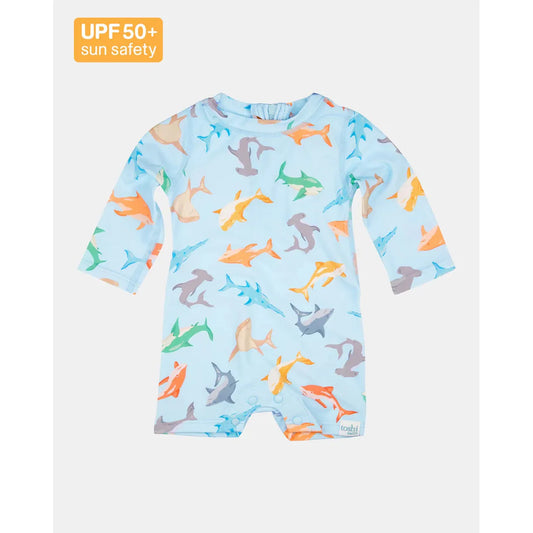 Swim Baby Onesie Long Sleeve | Sharky