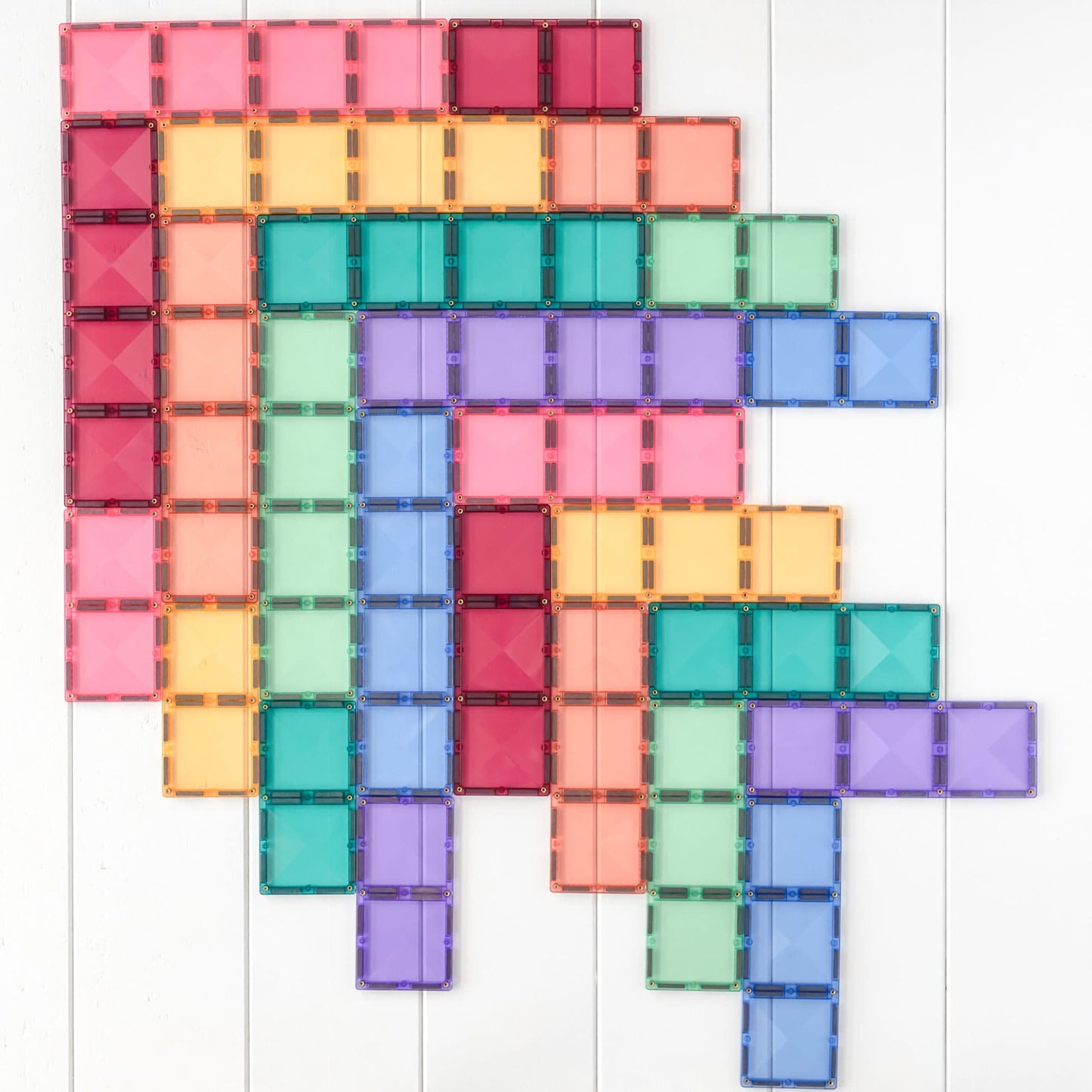 Connetix Tiles | Pastel | 24pc Rectangle Pack