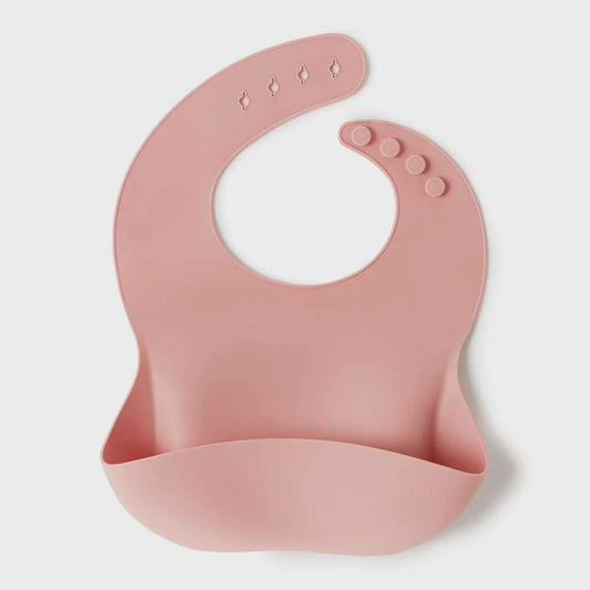 Snuggle Silicone | Silicone Bib | Rose